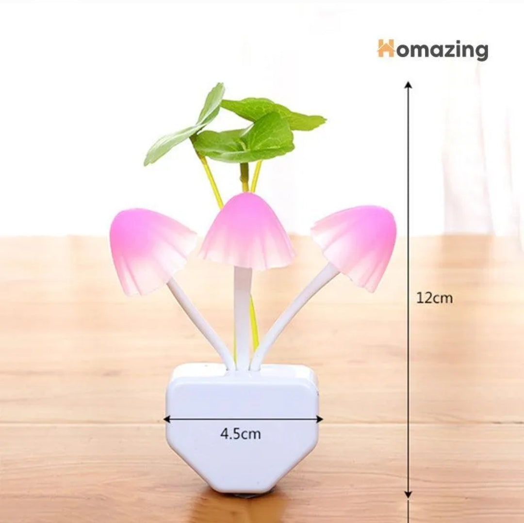 Mushroom Night Light for Kids Room Safe Sleep