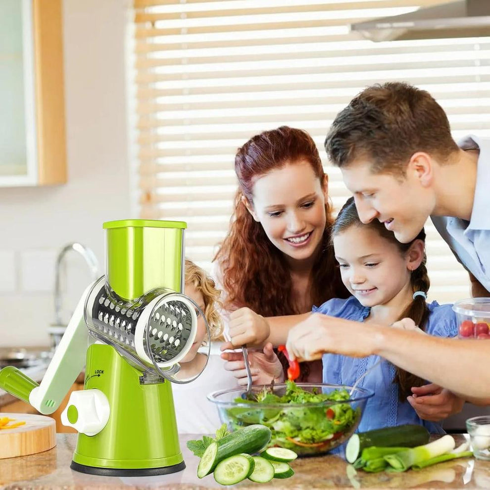 Multi functional Vegetable cutter with 3 Blades